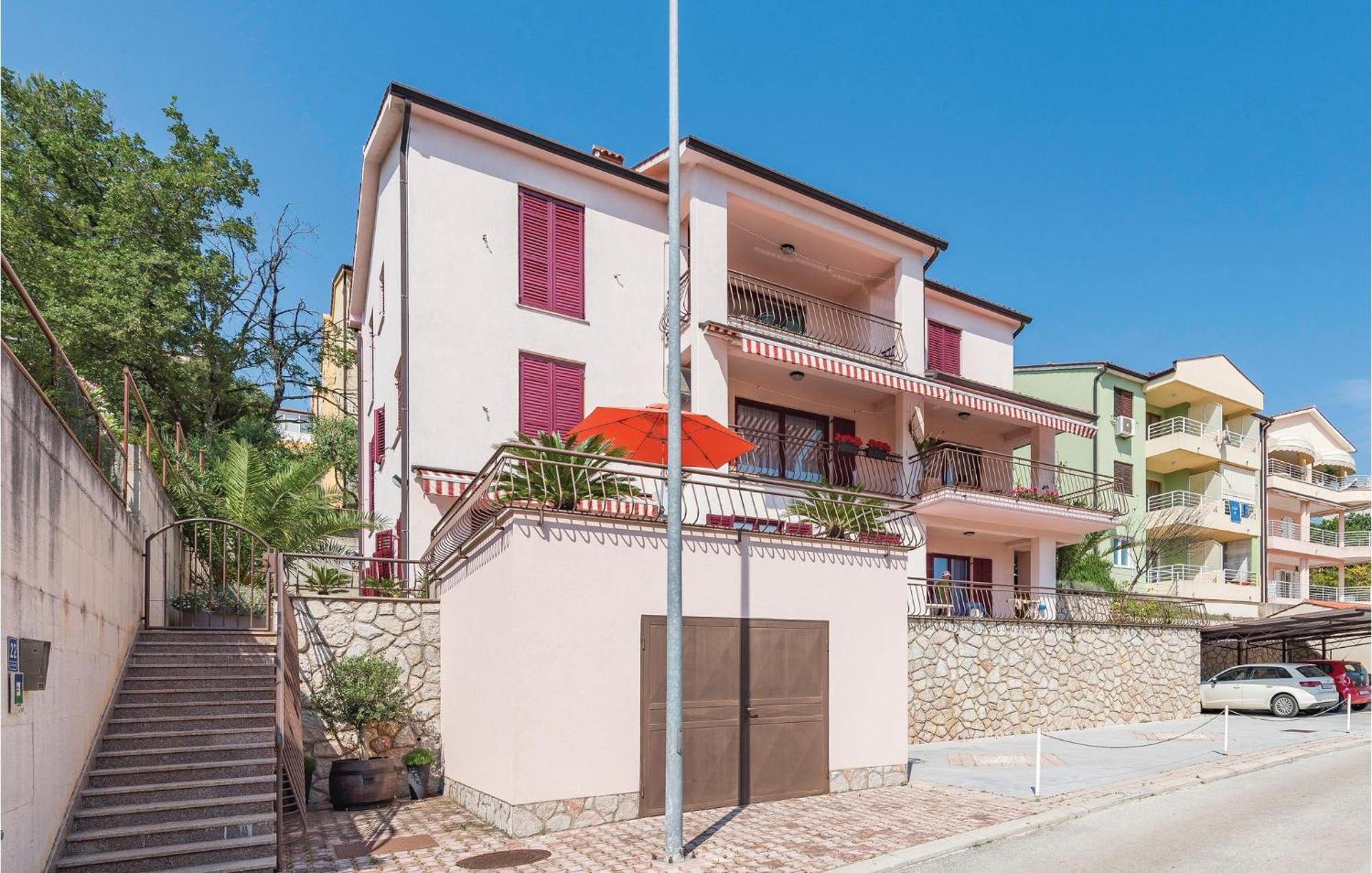 Amazing Apartment In Rabac With Kitchen Exterior foto
